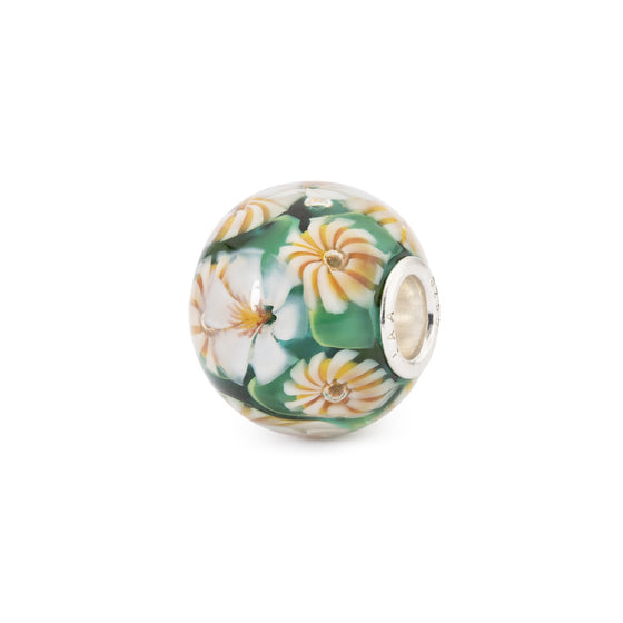 Fleur de la liberté / Verre de Murano et argent sterling