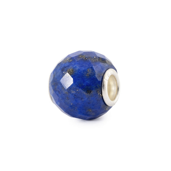Lapis-lazuli rond facetté / Pierre précieuse et argent sterling