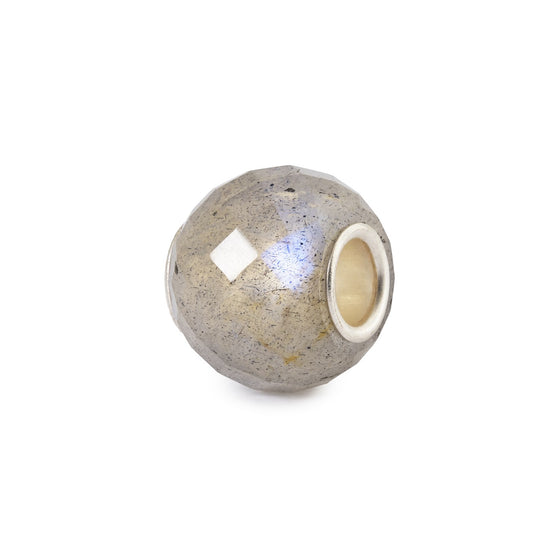 Labradorite ronde facettée / Pierre précieuse et argent sterling