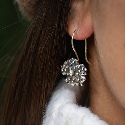 Morning Dew Earrings with Silver Earring Hooks