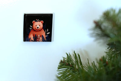 Bruno der Bär mit Magnet