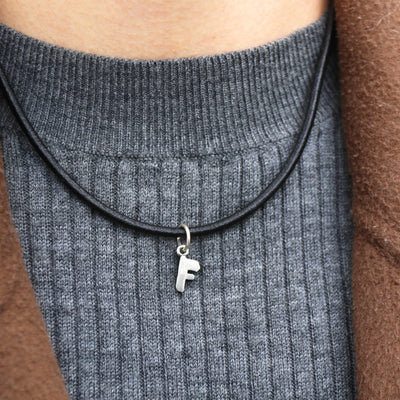 Buchstabe Halskette Set