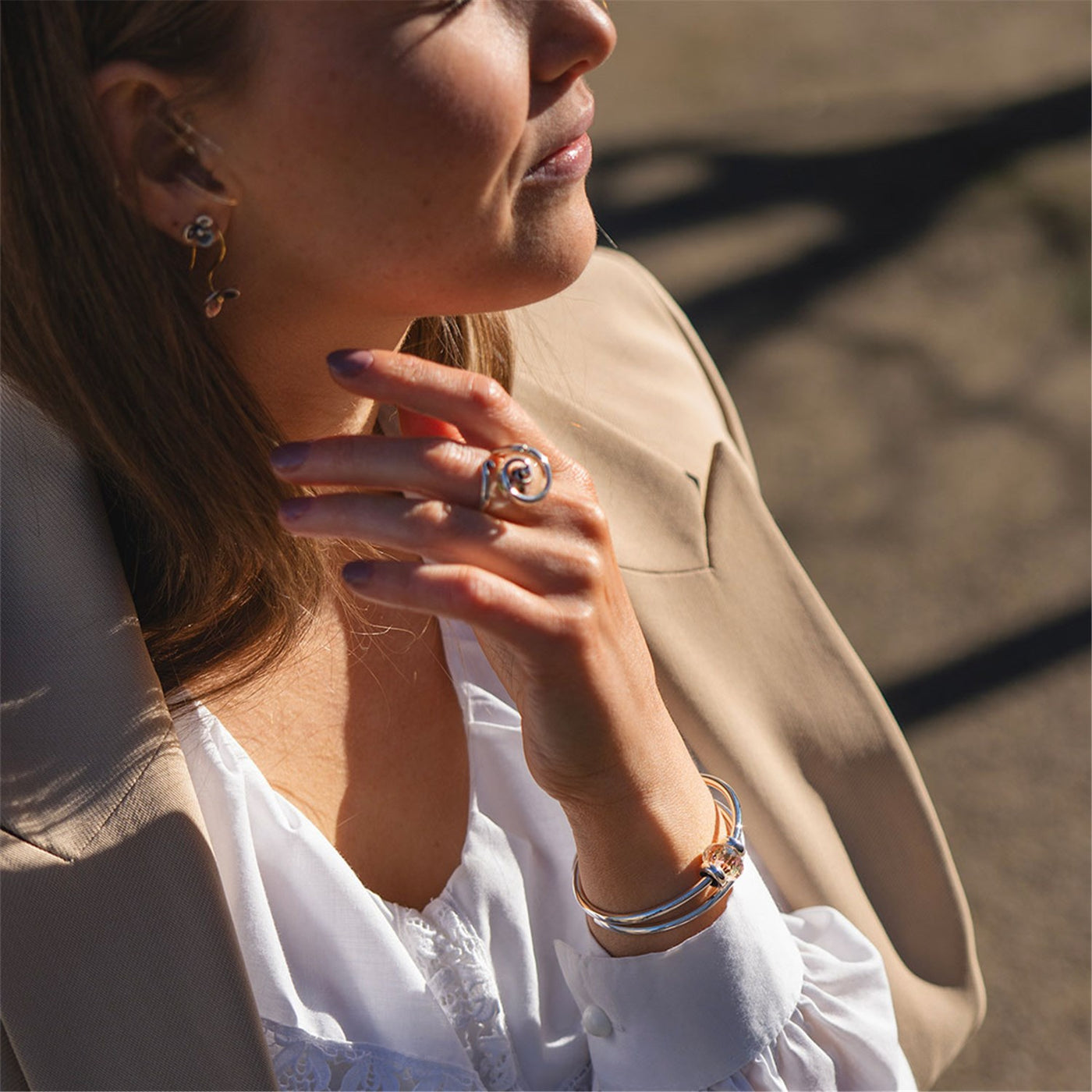 Jonc de Pouvoir en labradorite