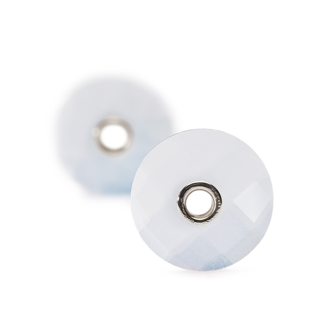 Ohrhaken Silber mit Pompeji Anhänger und mit Chalcedon Anhänger