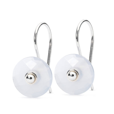 Chalcedon mit Silber Ohrhaken
