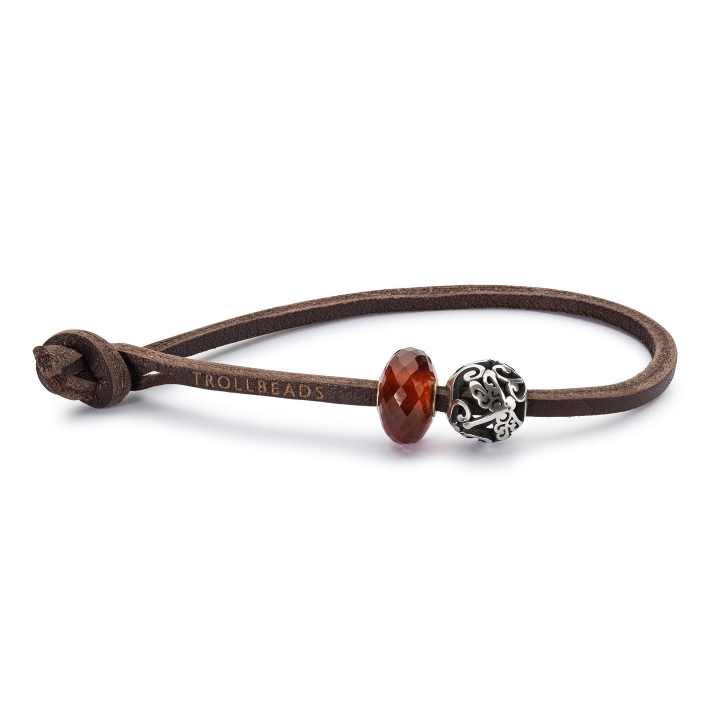 Bracelet Simple en Cuir, Marron