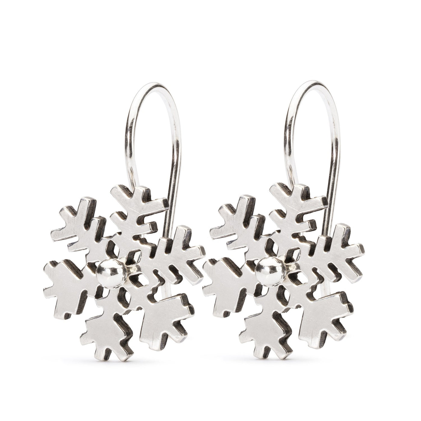 Flocon de Neige, Accessoires Boucles d'Oreilles