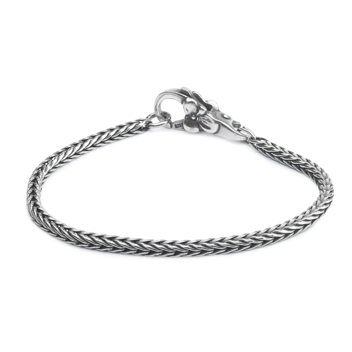 Bracelet en Argent Sterling avec Fermoir Fleur