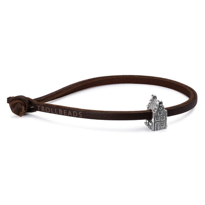 Bracelet Simple en Cuir, Marron